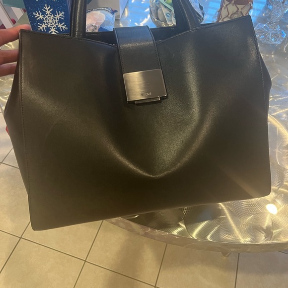 Tumi black leather Vivian tote - Picture 12 of 12